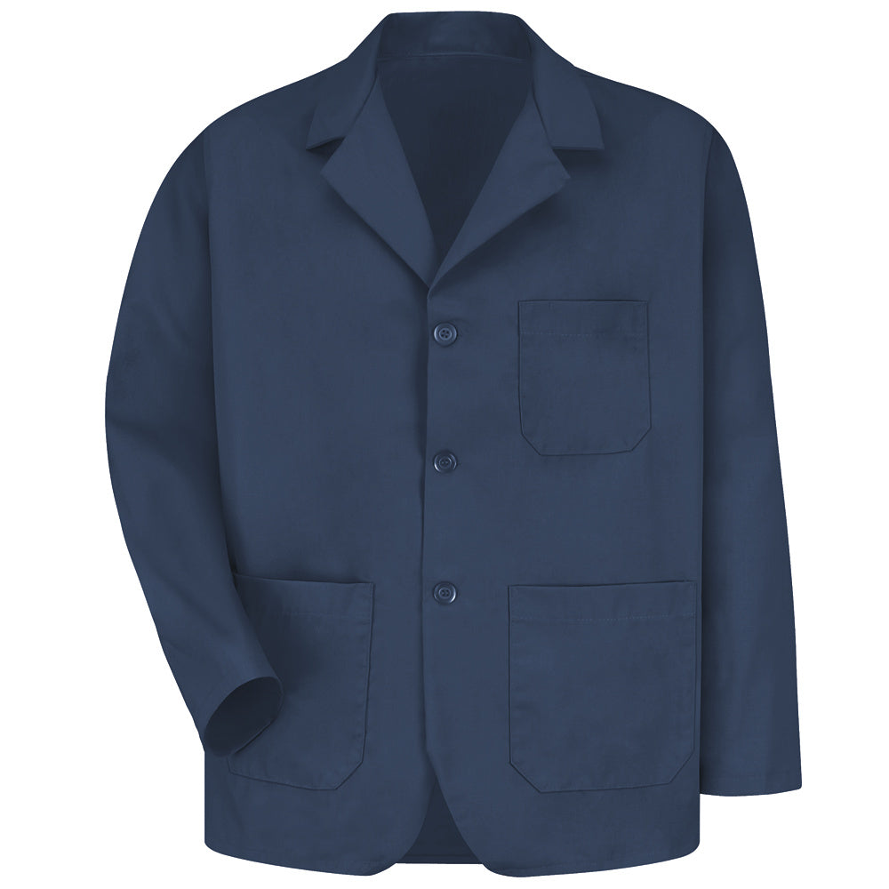 Red Kap Lapel Counter Coat KP10 - Navy-eSafety Supplies, Inc