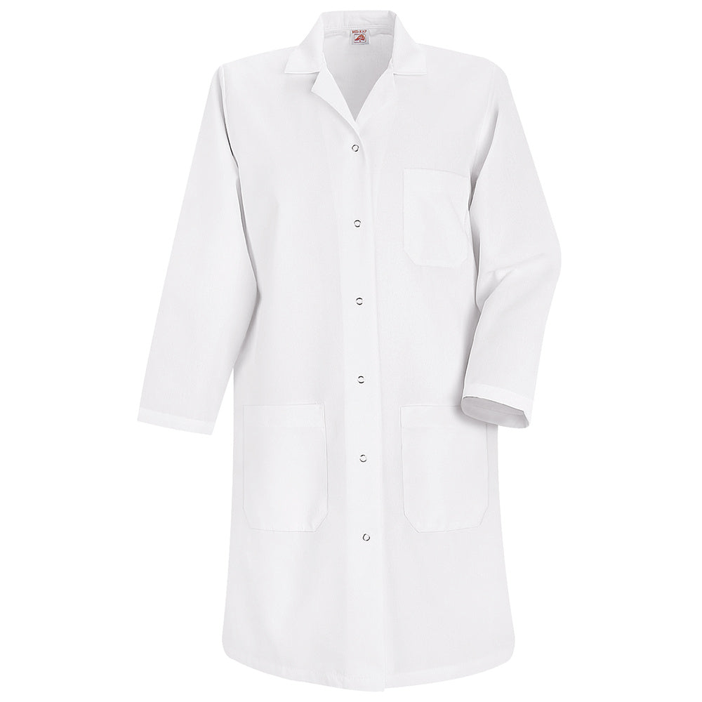 Red Kap Women's Red Kap® Lab Coat KP15 - White-eSafety Supplies, Inc