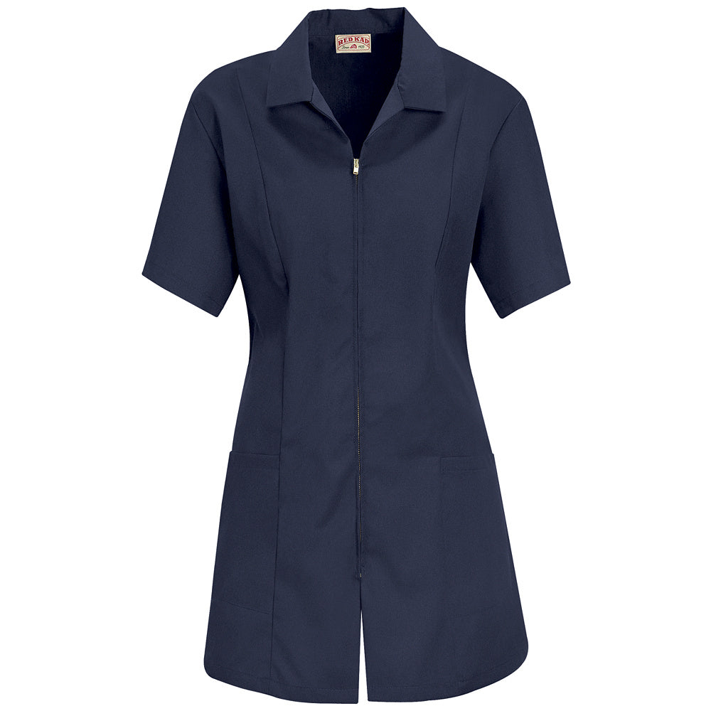 Red Kap Women's Zip-front Smock KP43 - Navy-eSafety Supplies, Inc