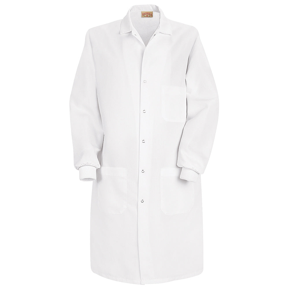 Red Kap Unisex Specialized Cuffed Lab Coat KP72 - White-eSafety Supplies, Inc