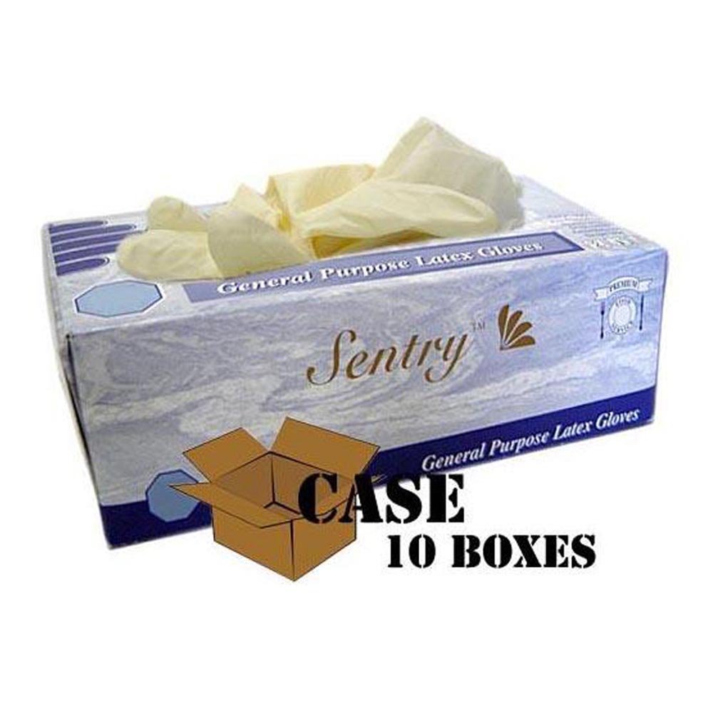 Sentry - Latex Gloves Powdered - Case