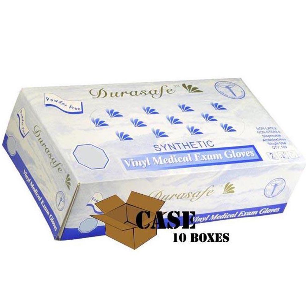 Durasafe - Vinyl Exam Gloves, Powder Free - Case-eSafety Supplies, Inc