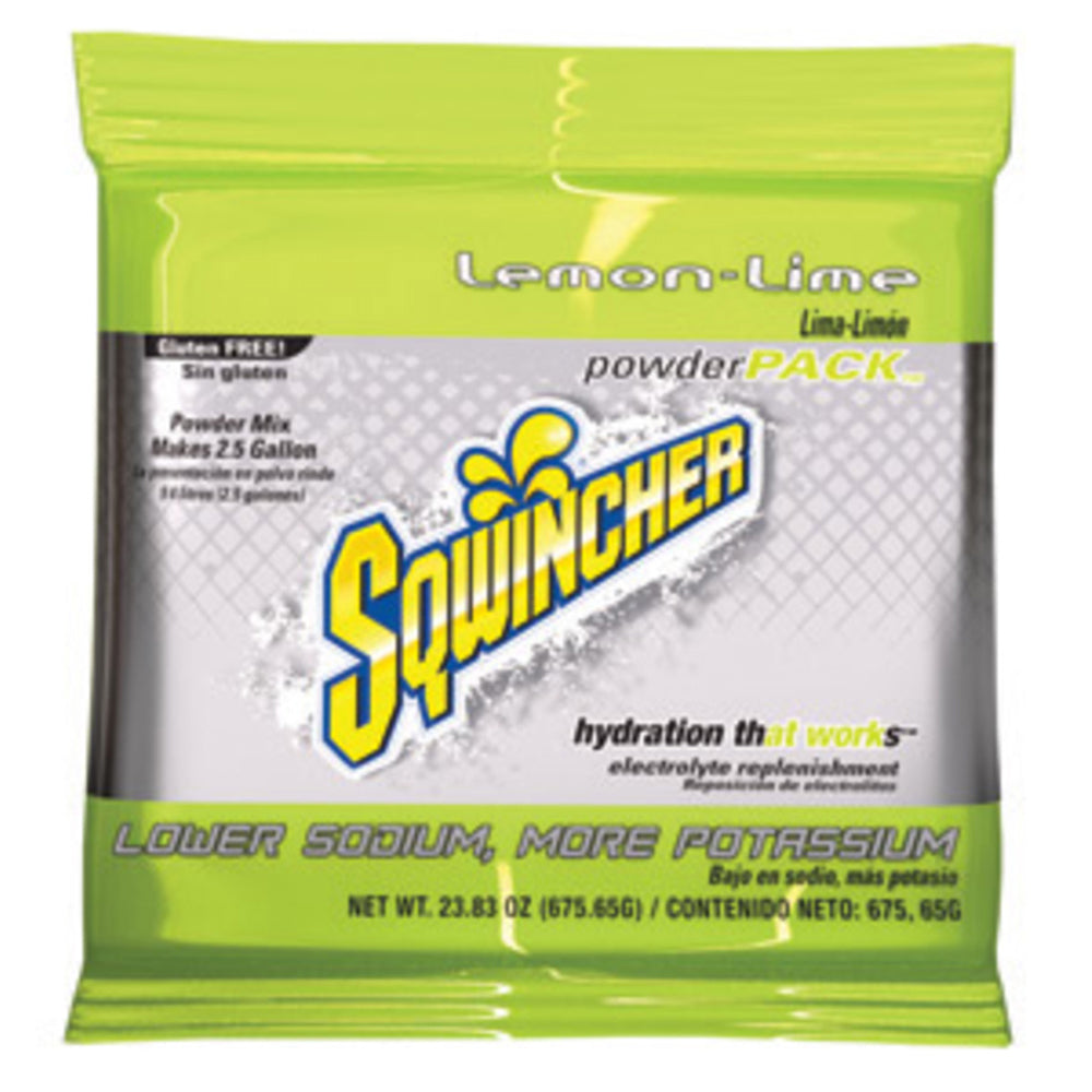 Sqwincher 23.83 Ounce Powder Pack Powder Concentrate Package Electrolyte Drink (16 Packs Electrolyte Drink Powder - Pack)-eSafety Supplies, Inc