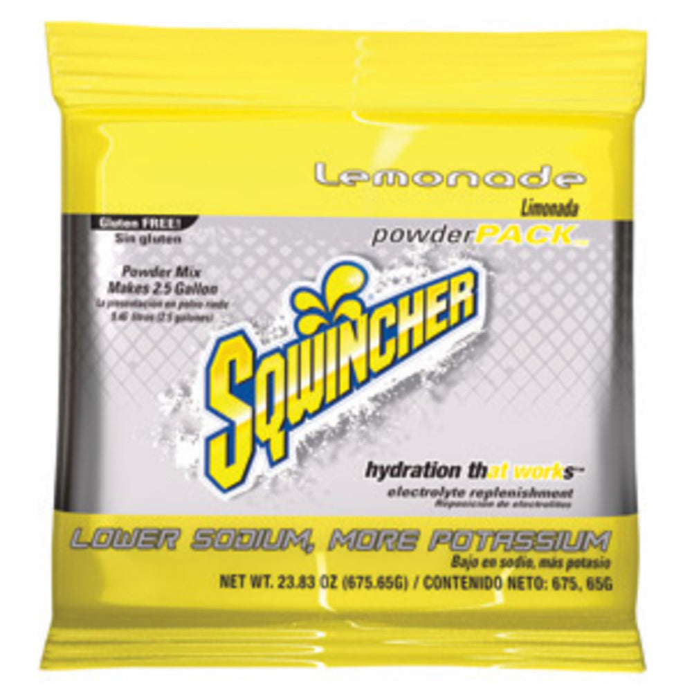 Sqwincher 23.83 Ounce Powder Pack Powder Concentrate Package Electrolyte Drink (16 Packs Electrolyte Drink Powder - Pack)-eSafety Supplies, Inc