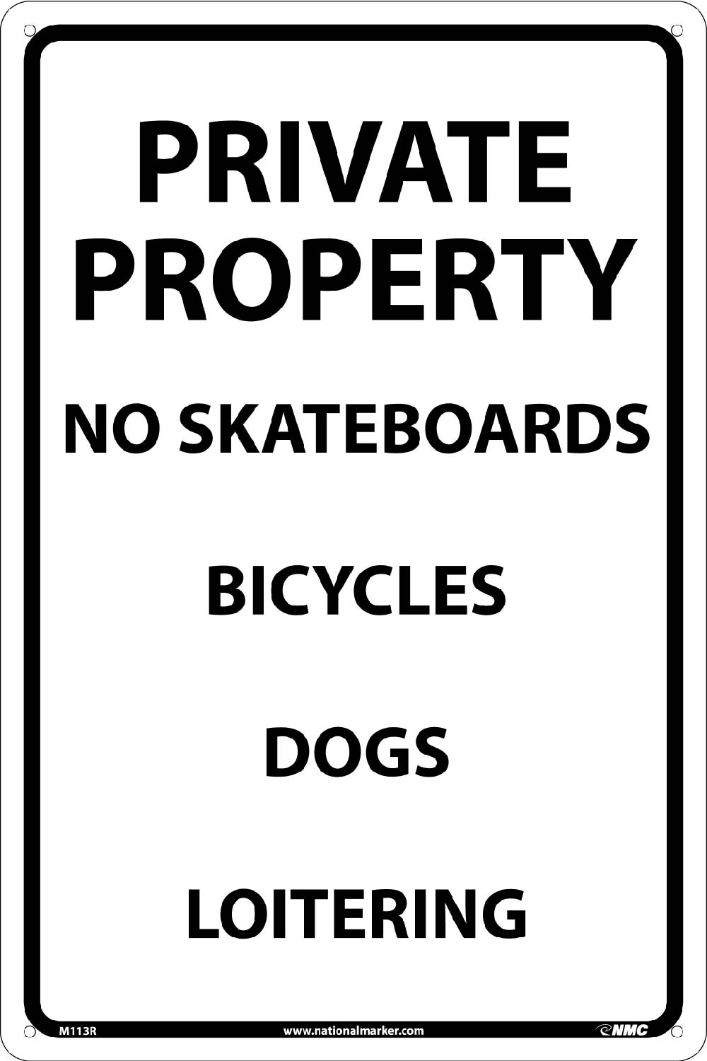 Private Property Sign-eSafety Supplies, Inc