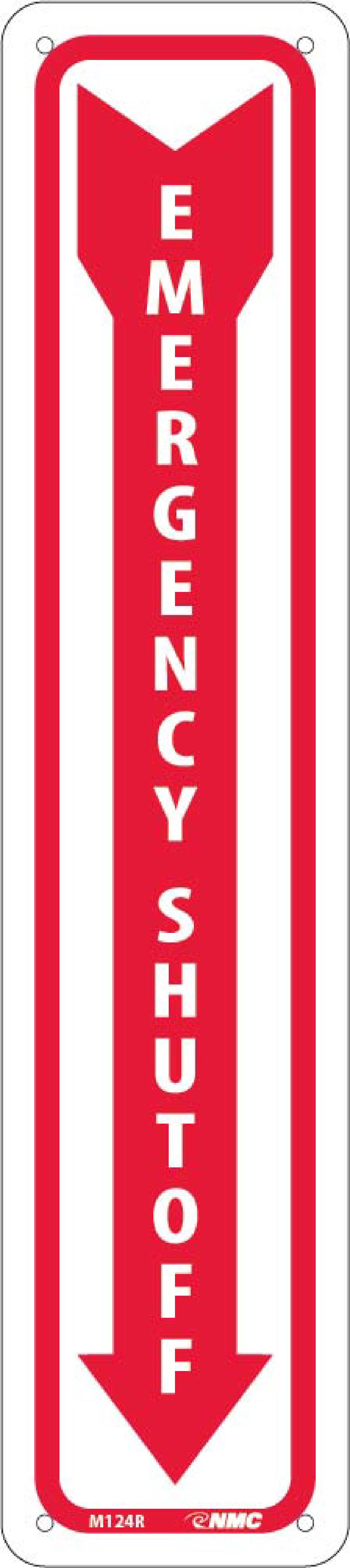 Emergency Shut Off Sign-eSafety Supplies, Inc