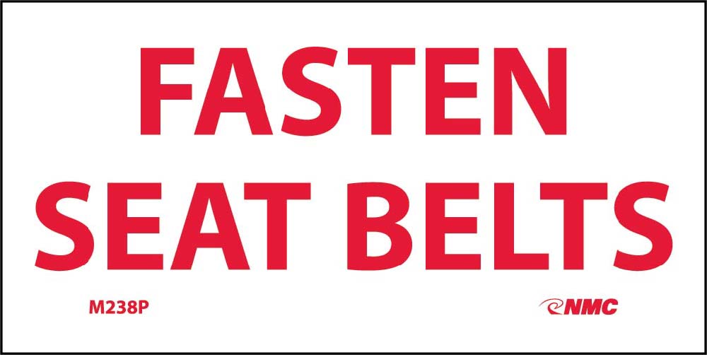 Fasten Seat Belts Sign-eSafety Supplies, Inc