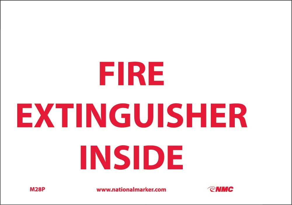 Fire Extinguisher Inside Sign-eSafety Supplies, Inc