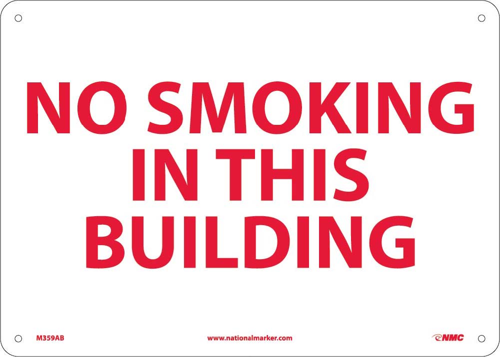 No Smoking In This Building Sign-eSafety Supplies, Inc