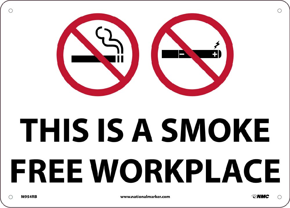 This Is A Smokefree Workplace Sign-eSafety Supplies, Inc