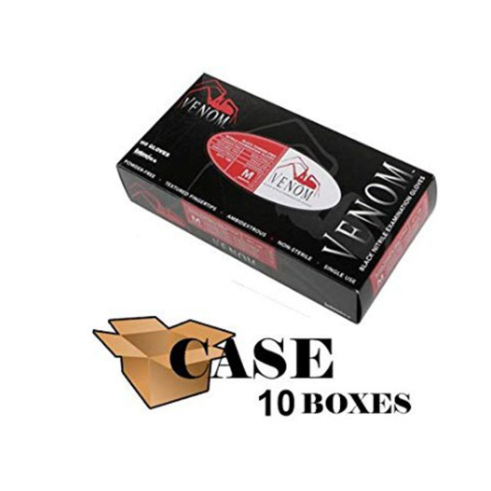 Medline - Venom Non-Sterile Powder-Free Nitrile Exam Gloves - Case-eSafety Supplies, Inc