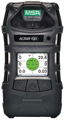 MSA ALTAIR 5X Portable Combustible Gas, Carbon Monoxide, Hydrogen Sulphide And Oxygen Monitor With Rechargeable Battery, Color Display, Pump, Sampling Line And Probe-eSafety Supplies, Inc