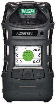 MSA ALTAIR 5X Portable Combustible Gas, Carbon Monoxide, Hydrogen Sulphide And Oxygen Monitor With Rechargeable Battery, Monochrome Display, Pump, Sampling Line And Probe-eSafety Supplies, Inc