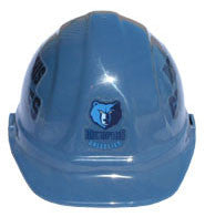 Memphis Grizzlies Hard Hat - NBA Team Logo Hard Hat Helmet-eSafety Supplies, Inc