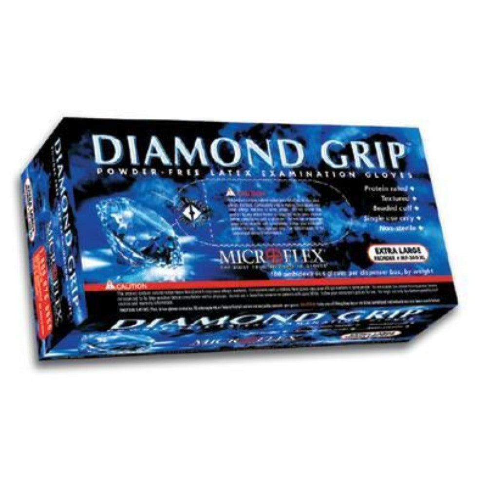 Microflex - Diamond Grip Latex Gloves - Box-eSafety Supplies, Inc