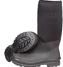 Servus By Honeywell Size 7 Muck Chore Black 16" Insulated Rubber Workboots With Steel Toe-eSafety Supplies, Inc