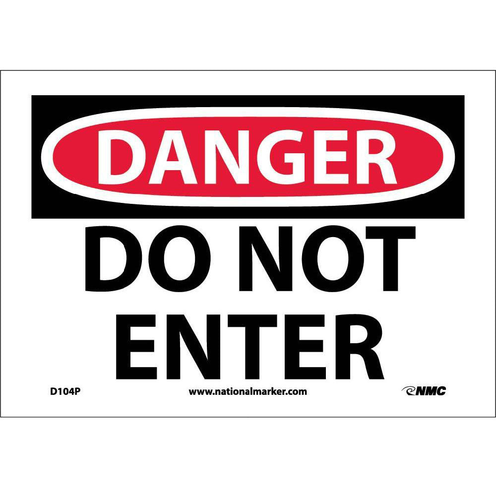 Danger Do Not Enter Sign-eSafety Supplies, Inc