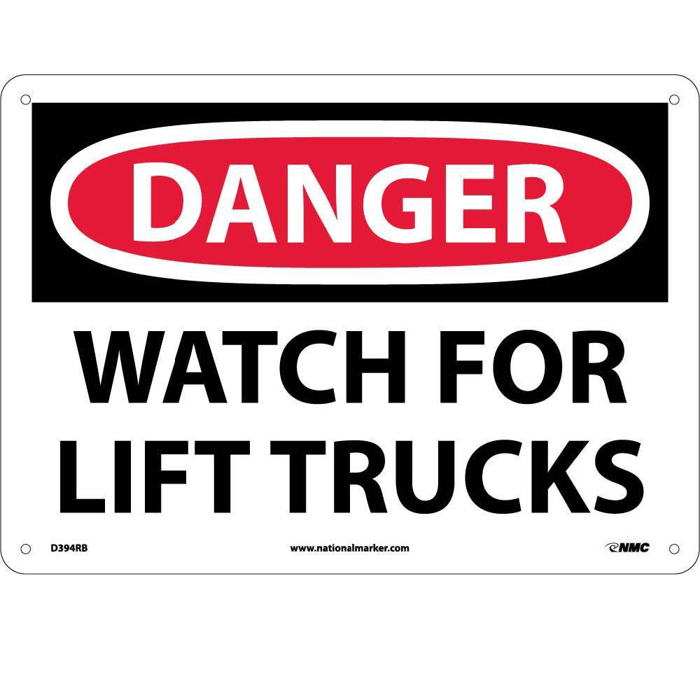 Danger Watch For Lift Trucks Sign-eSafety Supplies, Inc