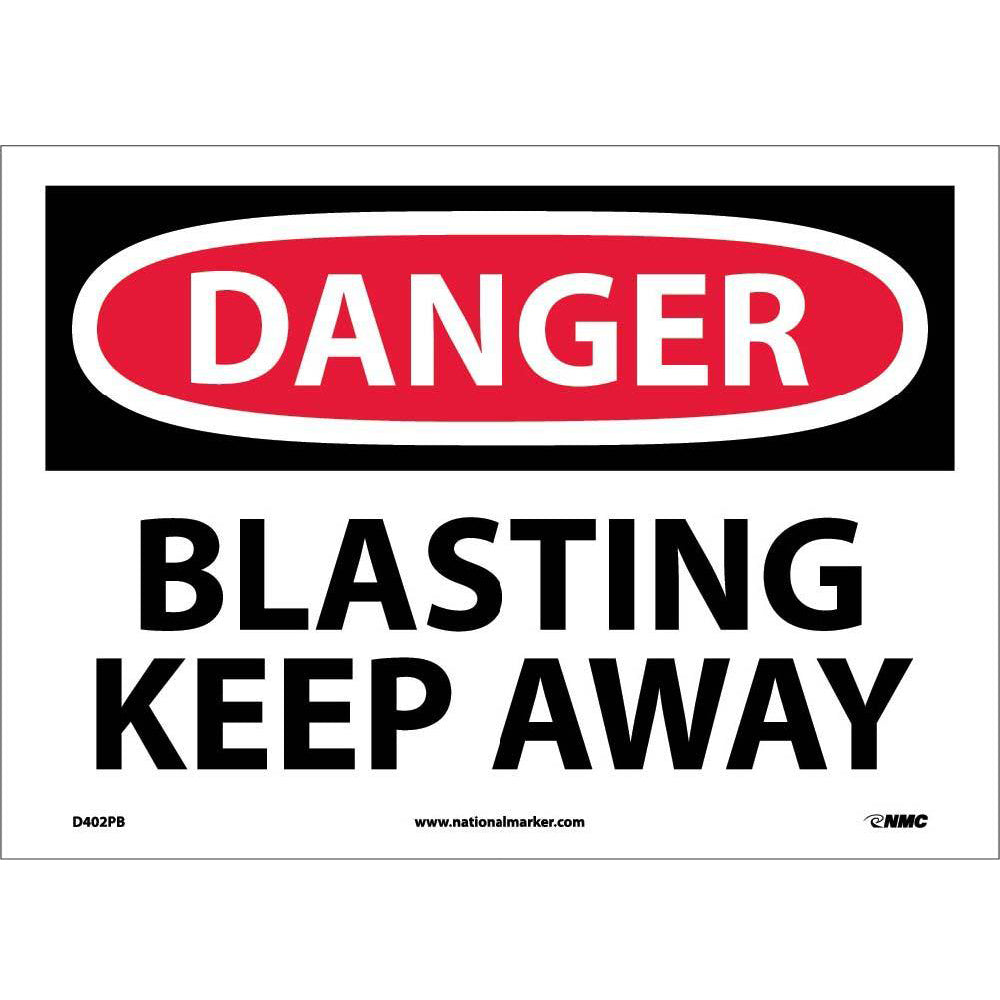 Blasting Keep Away Sign-eSafety Supplies, Inc