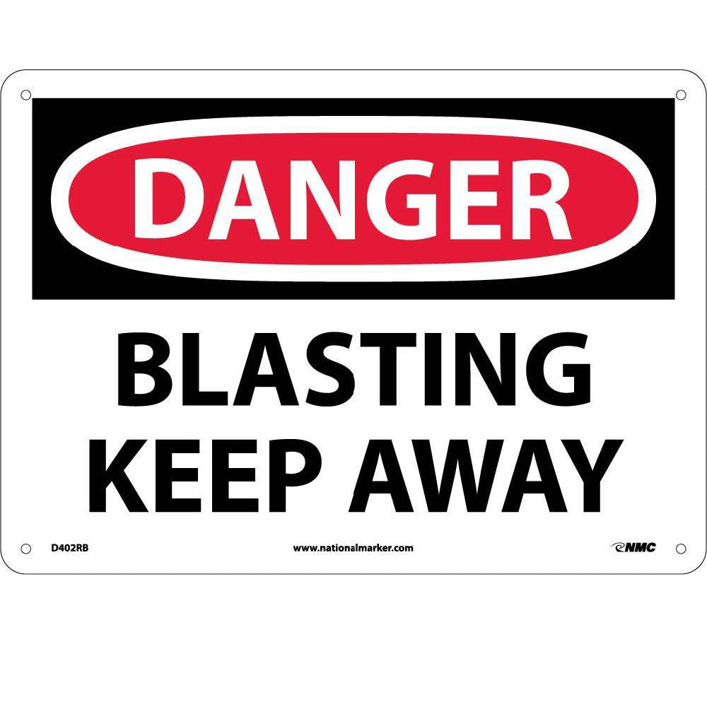 Blasting Keep Away Sign-eSafety Supplies, Inc