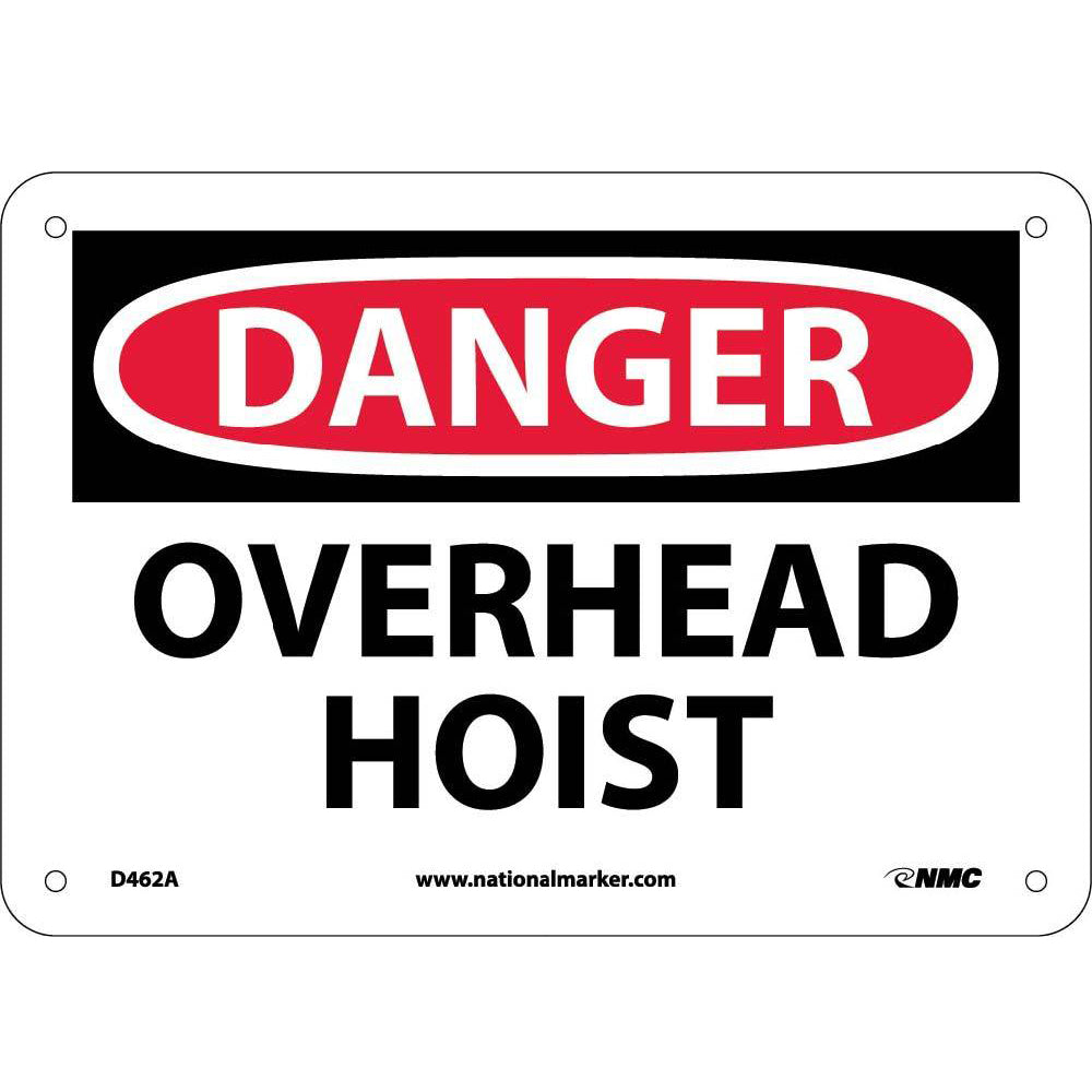 Danger Overhead Hoist Sign-eSafety Supplies, Inc