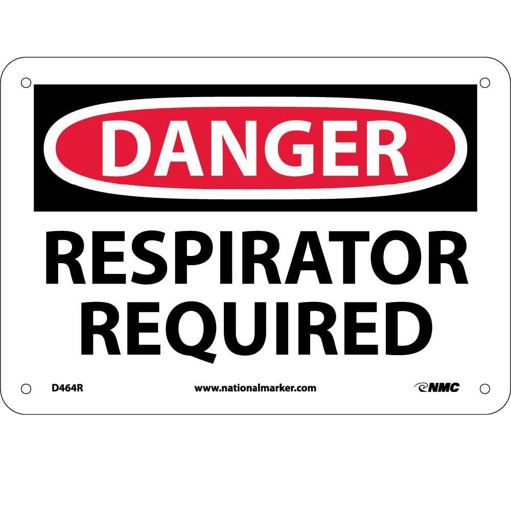 Danger Respirator Required Sign-eSafety Supplies, Inc
