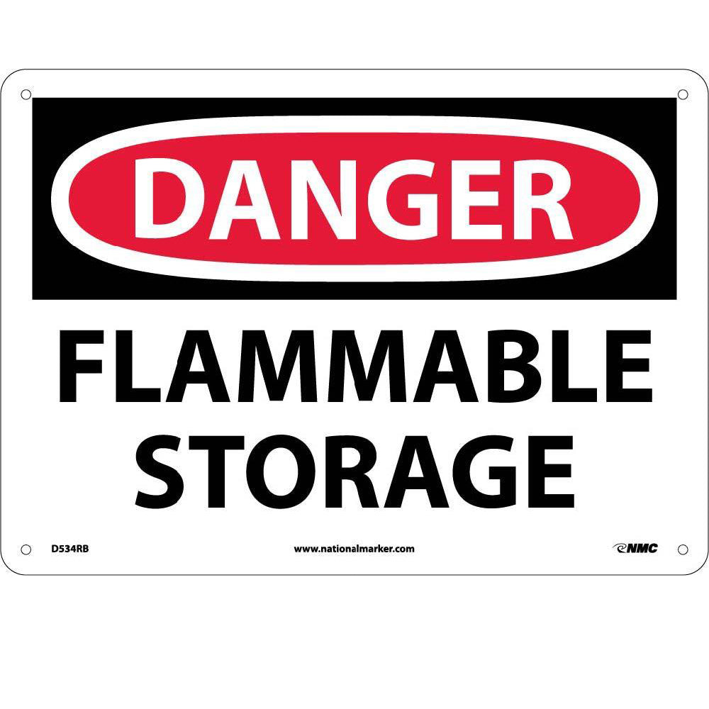 Danger Flammable Storage Sign-eSafety Supplies, Inc