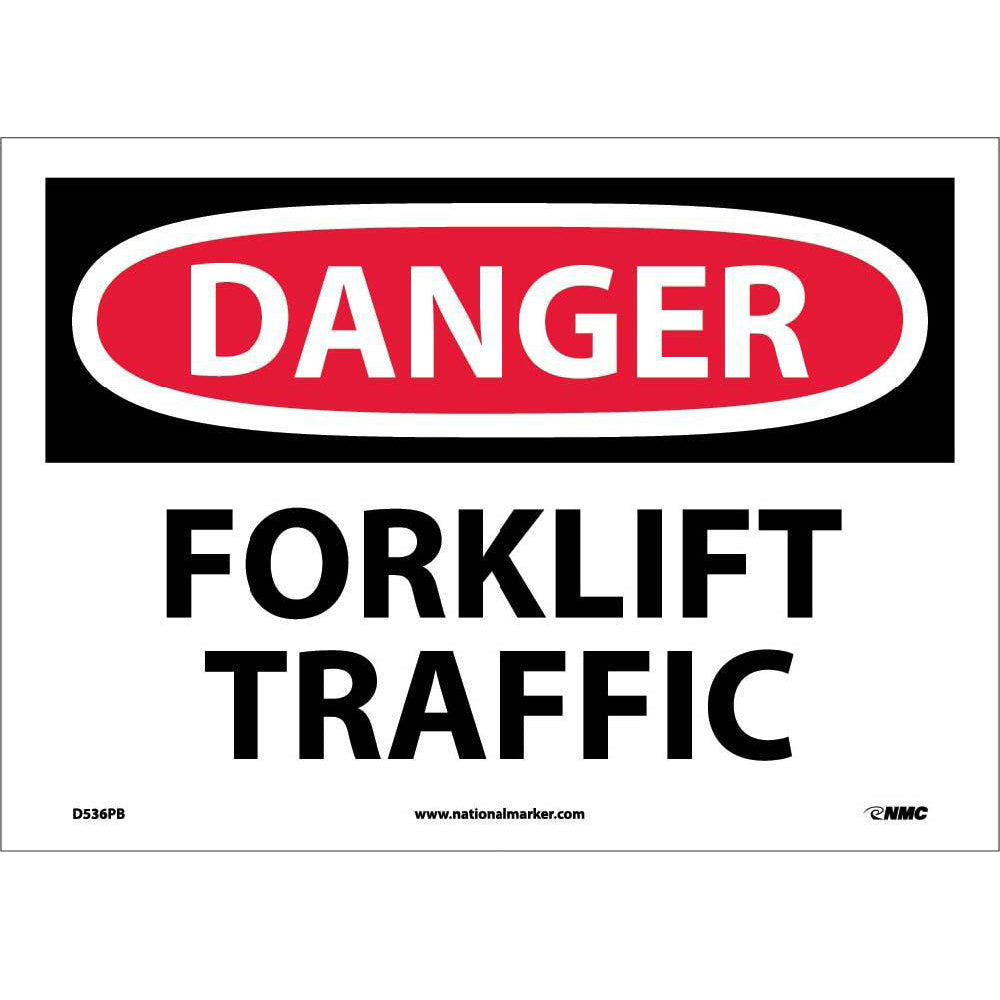Danger Forklift Traffic Sign-eSafety Supplies, Inc