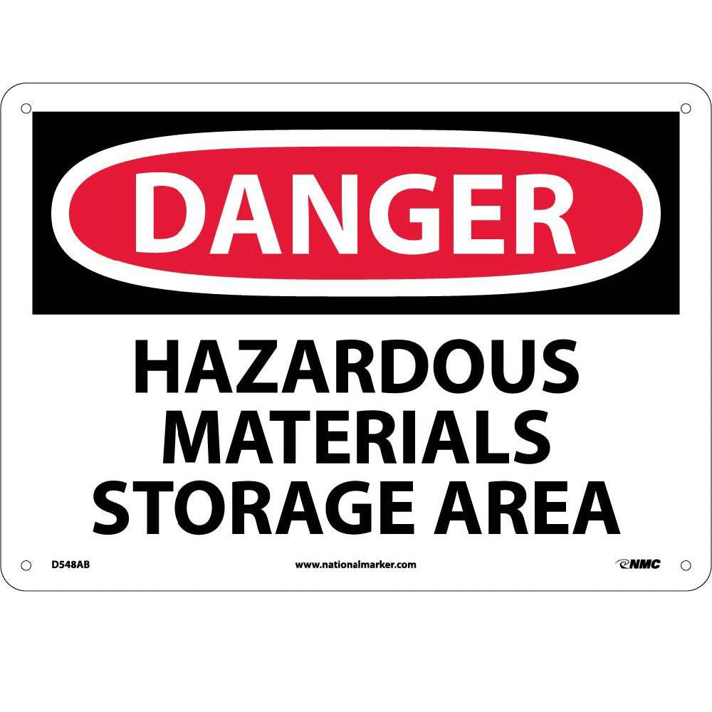 Danger Hazardous Materials Storage Area Sign-eSafety Supplies, Inc