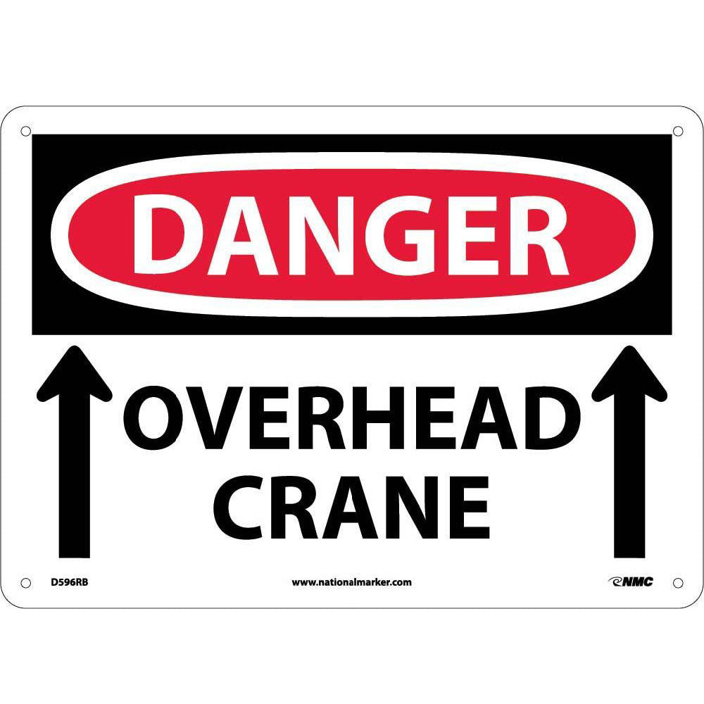 Danger Overhead Crane Sign-eSafety Supplies, Inc