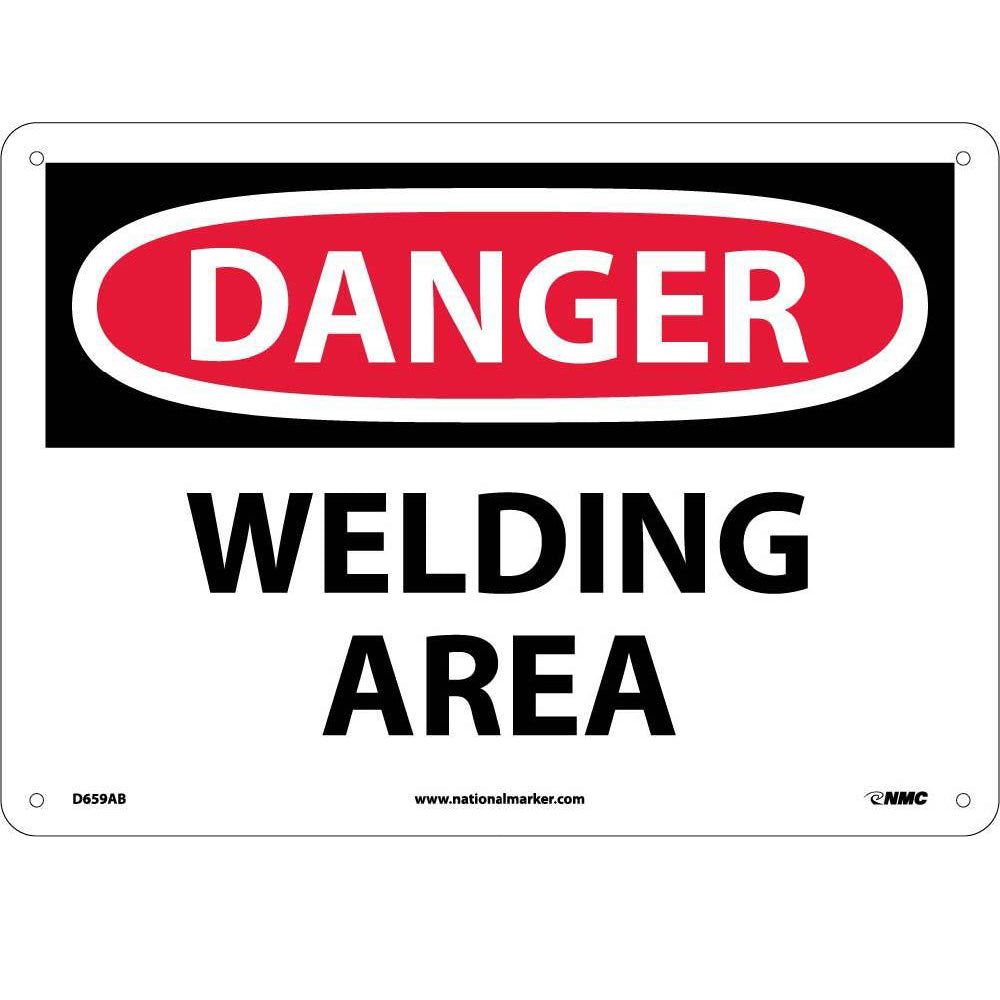 Danger Welding Area Sign-eSafety Supplies, Inc