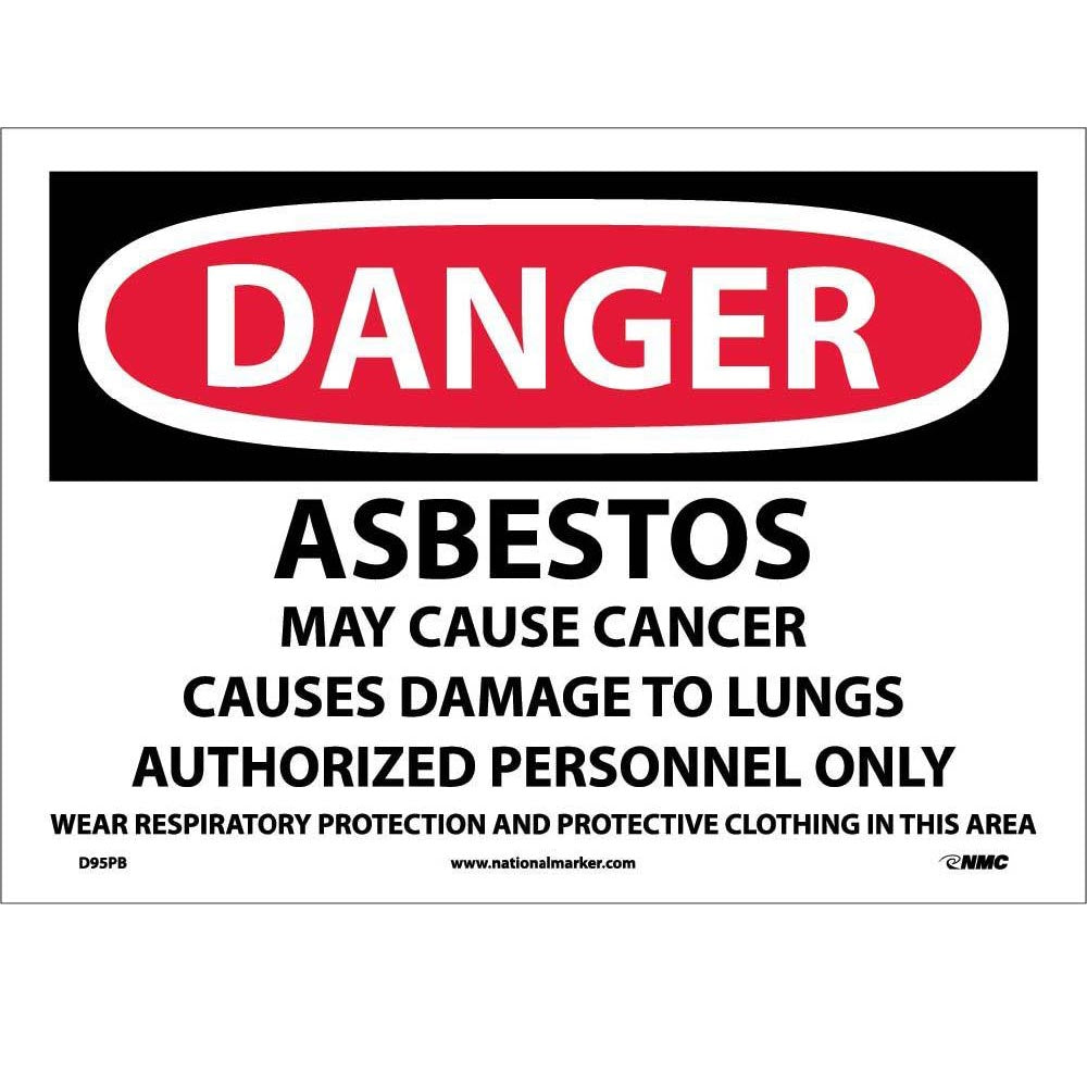 Danger Asbestos Sign-eSafety Supplies, Inc