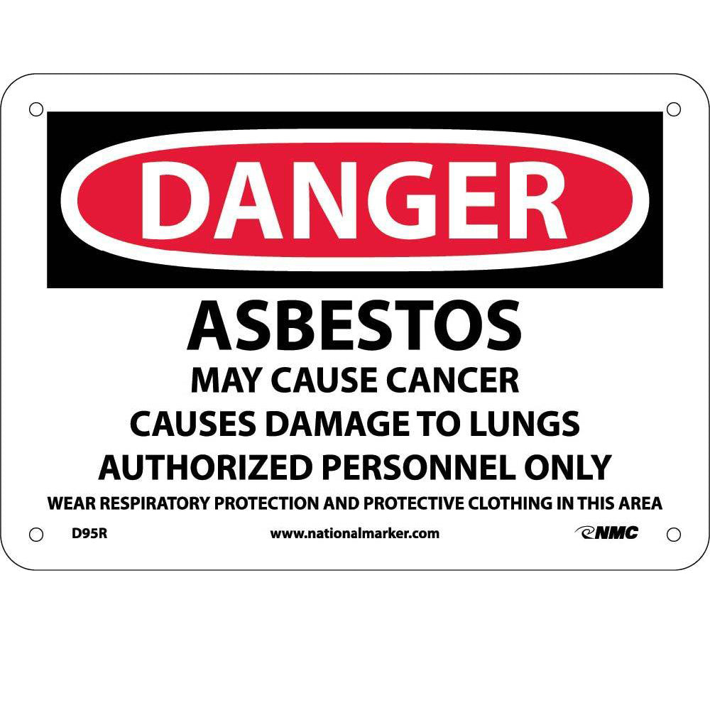 Danger Asbestos Sign-eSafety Supplies, Inc