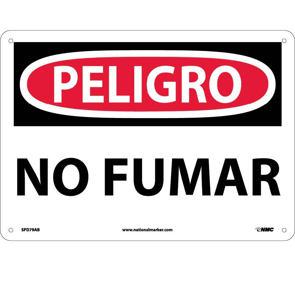 Danger No Smoking Sign - Spanish-eSafety Supplies, Inc