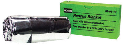 North By Honeywell 56" X 84" Silver Mylar Rescue Fire Blanket-eSafety Supplies, Inc