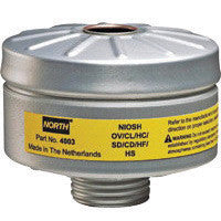 North By Honeywell Organic Vapor Acid Gas Cartridge For Compact Air Belt And Face Mounted PAPR System-eSafety Supplies, Inc