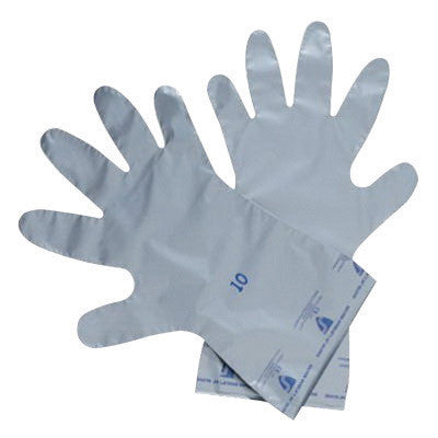 North by Honeywell Size 11 Gray Silver Shield 4H 14 1/2" 2.7 mil Polyethylene And Ethylene Vinyl Alcohol Ambidextrous Chemical Resistant Gloves With Smooth Finish And Straight Cuff-eSafety Supplies, Inc