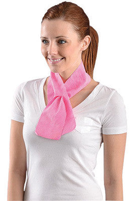 OccuNomix 31 1/2” X 4" Pink Miracool Light Weight Cooling Neck Wrap-eSafety Supplies, Inc