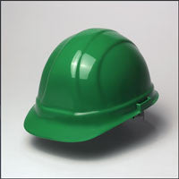ERB Safety - Omega II - 6-pt Ratchet Hard Hat Safety Helmet - Green-eSafety Supplies, Inc