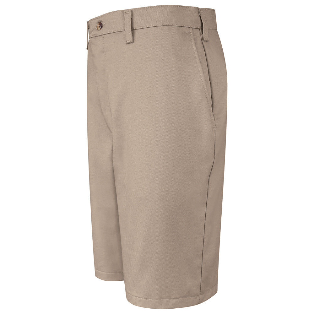Red Kap Cotton Casual Plain Front Short PC26 - Khaki - Big & Tall-eSafety Supplies, Inc