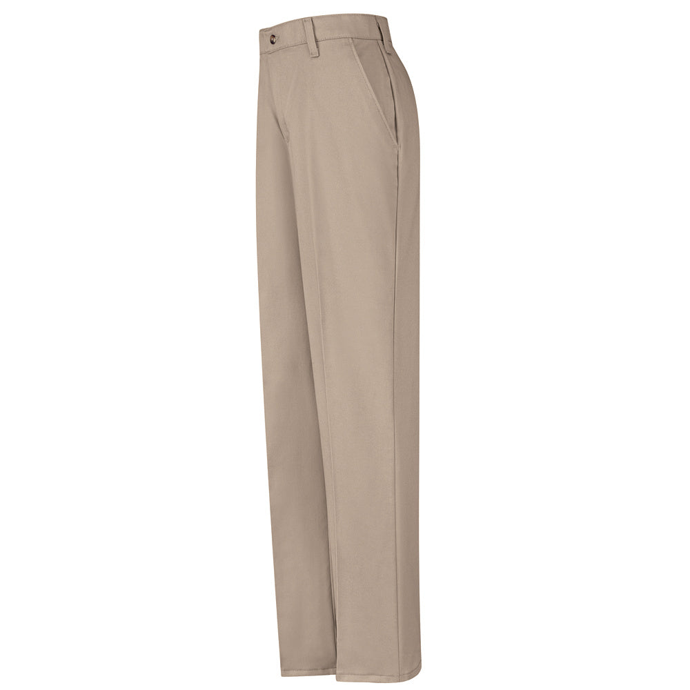Red Kap Women's Plain Front Cotton Pant PC45 - Khaki-eSafety Supplies, Inc