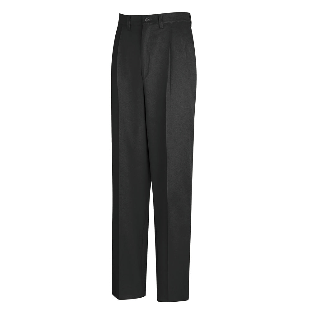 Red Kap Pleated Front Cotton Pant PC46 - Black-eSafety Supplies, Inc