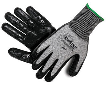 HexArmor Level 6 Series SuperFabric Cut Resistant Gloves With Flat Nitrile Palm Coating-eSafety Supplies, Inc