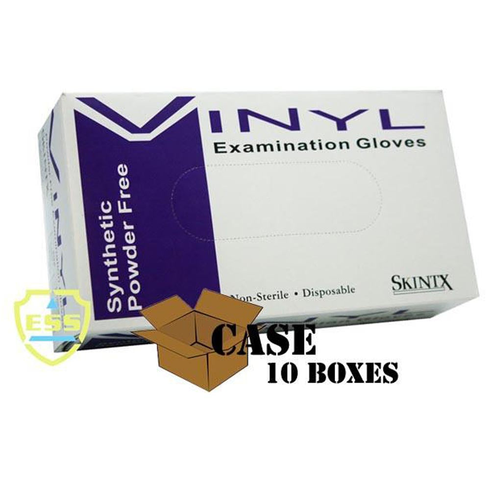 Skintx - Vinyl Powder-Free Exam Gloves - Case Size X-large-eSafety Supplies, Inc