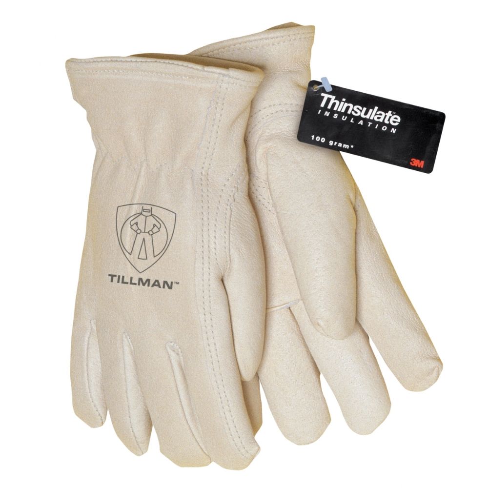 Tillman Pearl Pigskin Thinsulate Lined Cold Weather Gloves