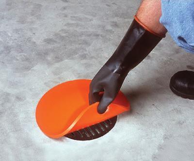 UltraTech 20" X 3/8" Ultra-Drain Seal Orange Polyurethane Non-Absorbing Circular Drain Seal-eSafety Supplies, Inc