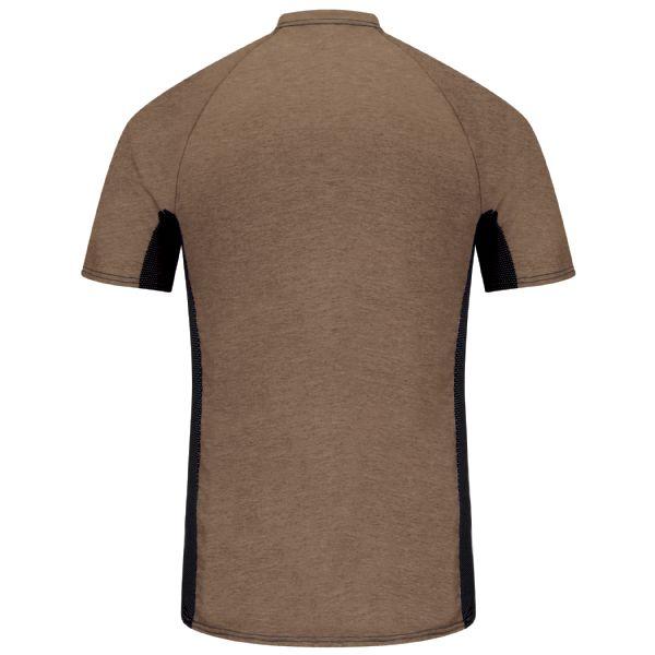 Bulwark Short Sleeve Fr Two-Tone Base Layer With Concealed Chest Pocket Men'S Regular - Excel Fr-eSafety Supplies, Inc