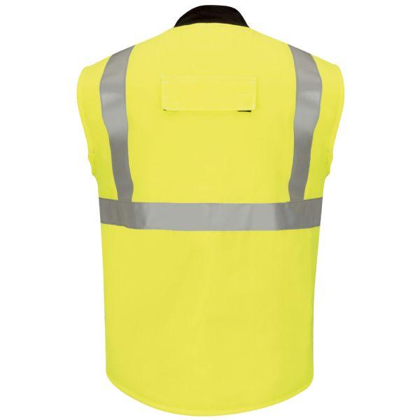 Bulwark Men's Hi Vis Insulated Regular Vest With Reflective Trim - Cooltouch 2-eSafety Supplies, Inc