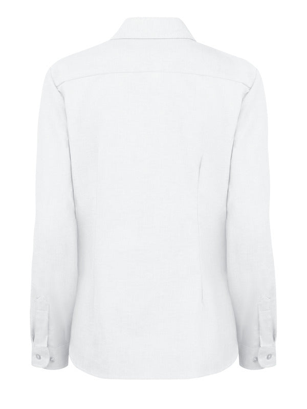 Dickies Women’s Long-Sleeve Stretch Oxford Shirt