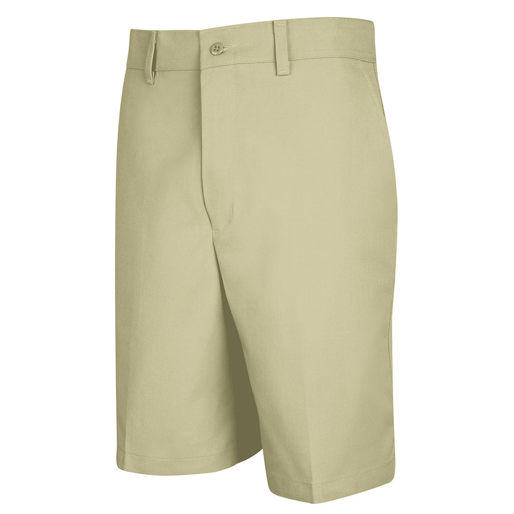 Red Kap Men's Plain Front Short PT26 - Tan-eSafety Supplies, Inc